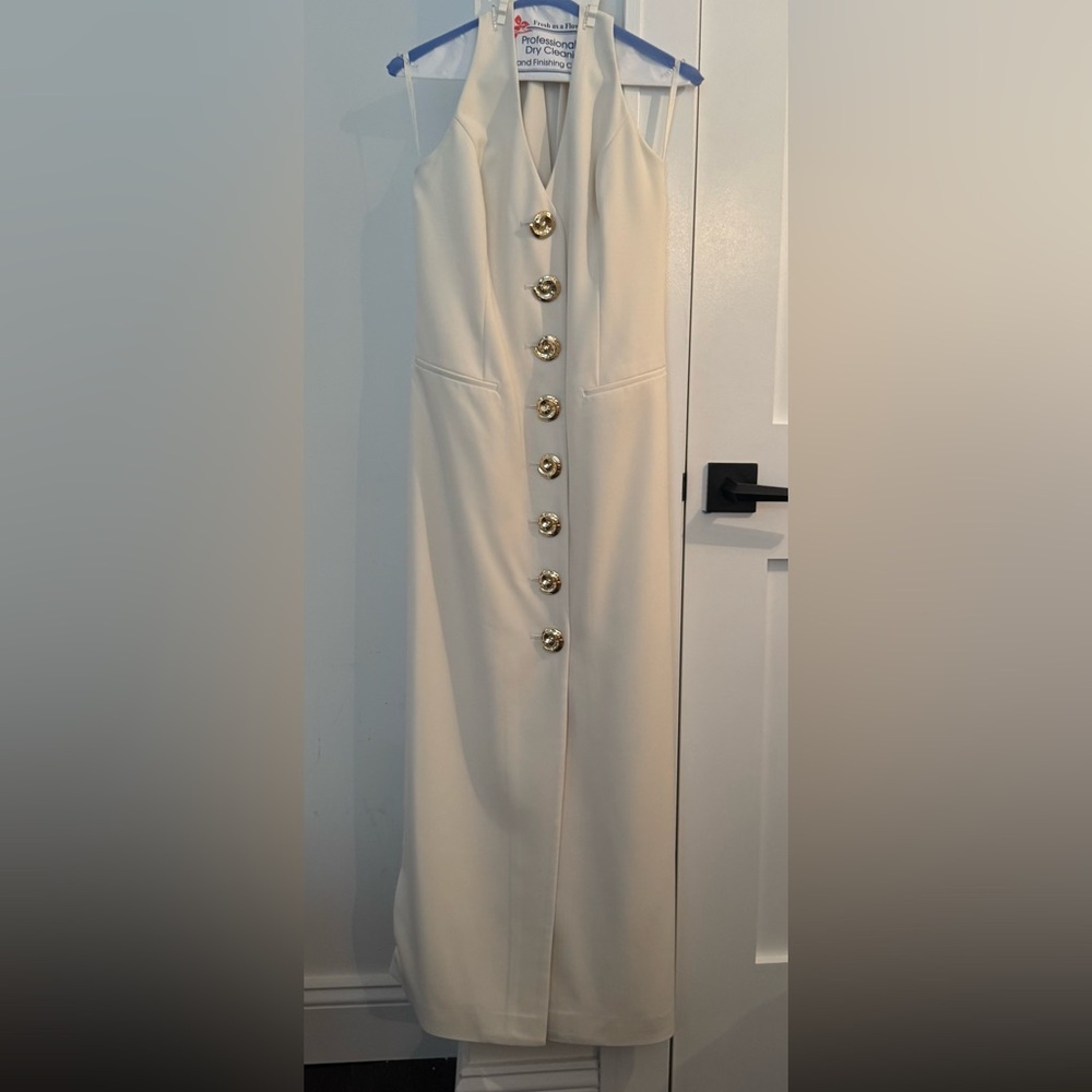 Irida Maxi Dress Cream View 3